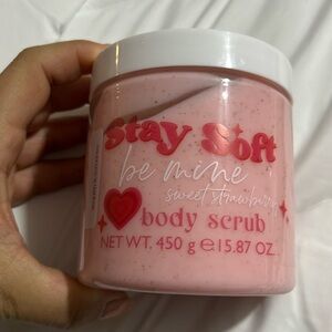Strawberry scented scrub